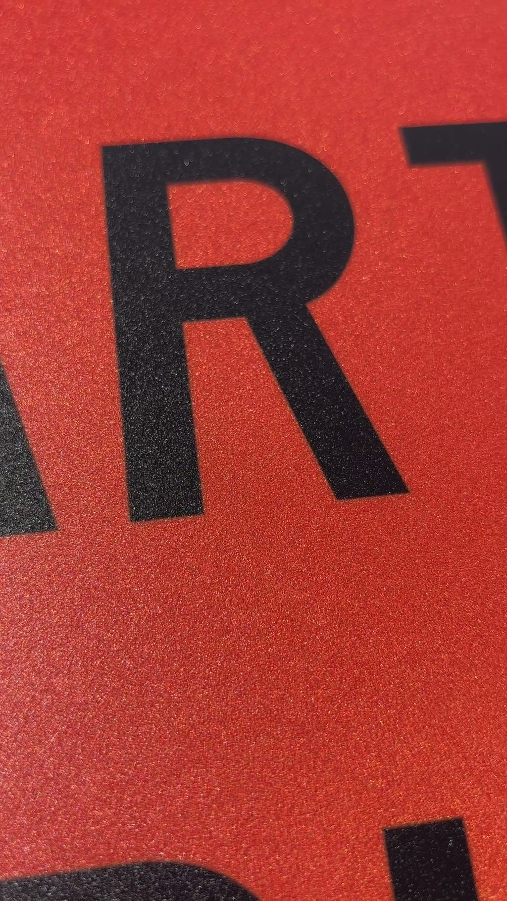 ROAD WORK (Digital Print): Heart Work Ahead